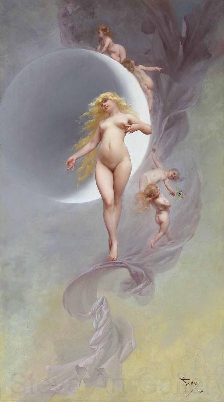 Luis Ricardo Falero The planet Venus France oil painting art